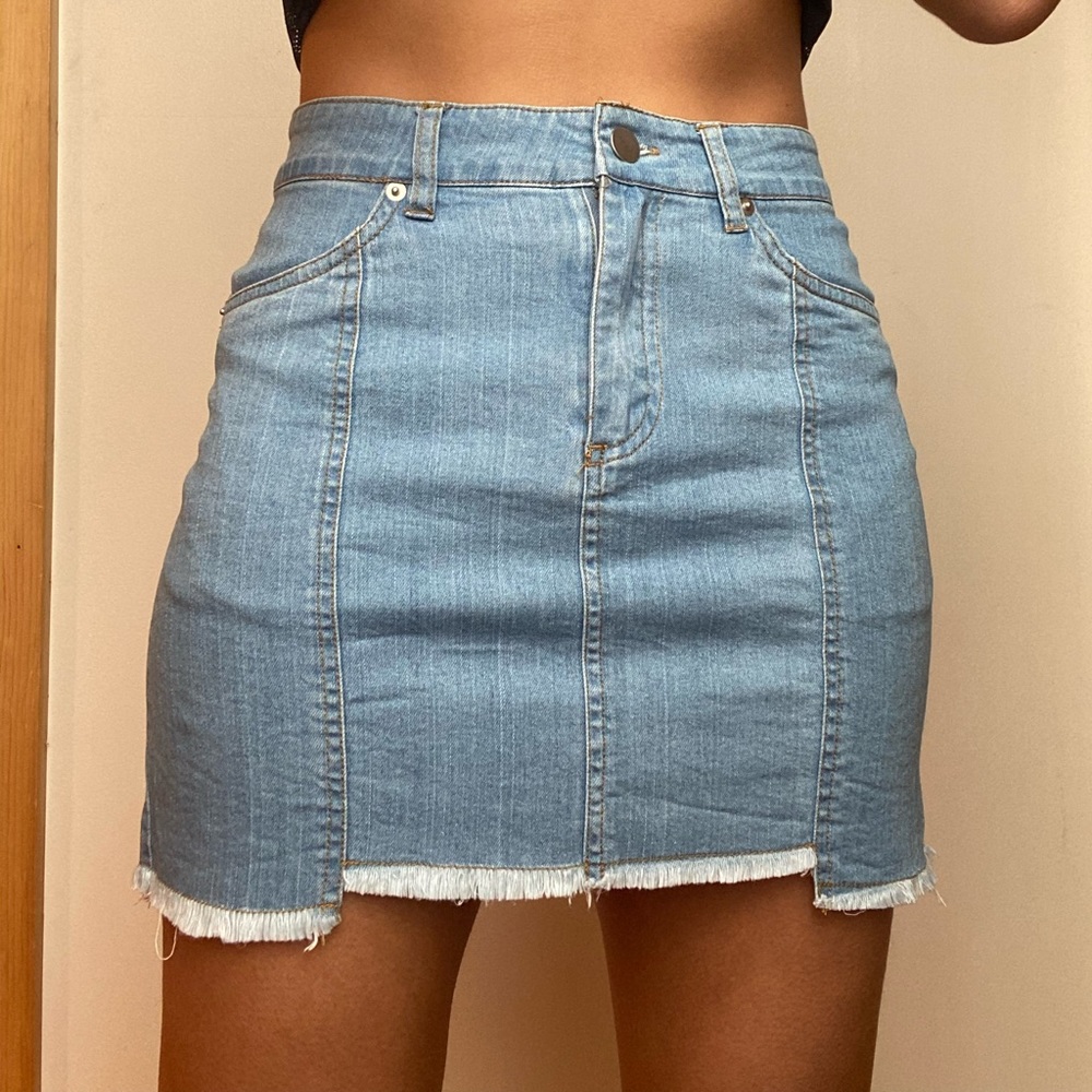 Jean Mini Skirt